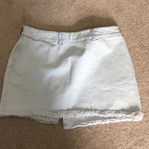 Light denim skirt